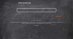 Desktop Screenshot of anime-passion.com